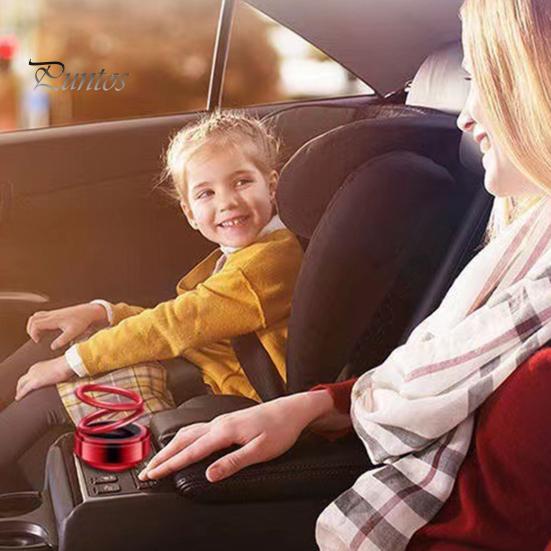 Difuzor de aromoterapie de parfum pentru mașină cu energie solară Odorizant de aer cu rotație de 360 ​​de grade Decor interior pentru bordul auto