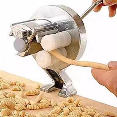 Manual Italian Pasta & Noodle Maker - Hand Crank Dough Kneader & Press