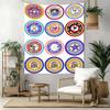 Digital Circus Wall Decor Tapestry Art For Pet Memorial Birthdaywedding Party Backdrop Family Gift