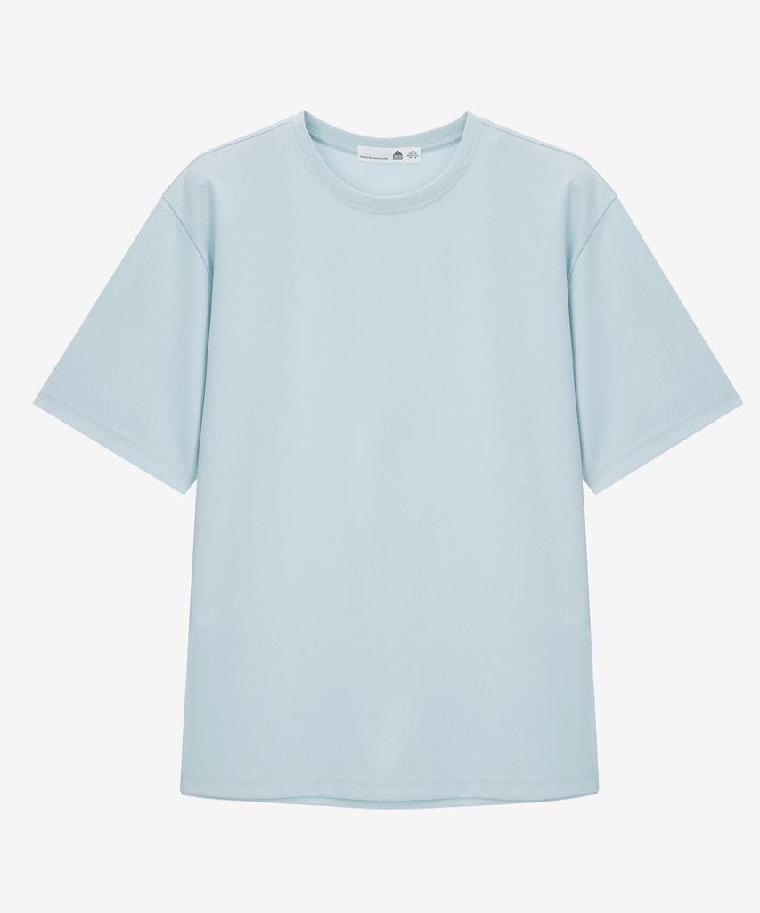 BASIC HOUSE Uni Cool Ponte Short Sleeve T-Shirt Mint Lyts3103 (Type B)