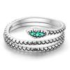 925 Silver Three-Ring Stackable Ring for Women Simple Fashion Design Fine Jewelry Perfect for Birthday Party Gift