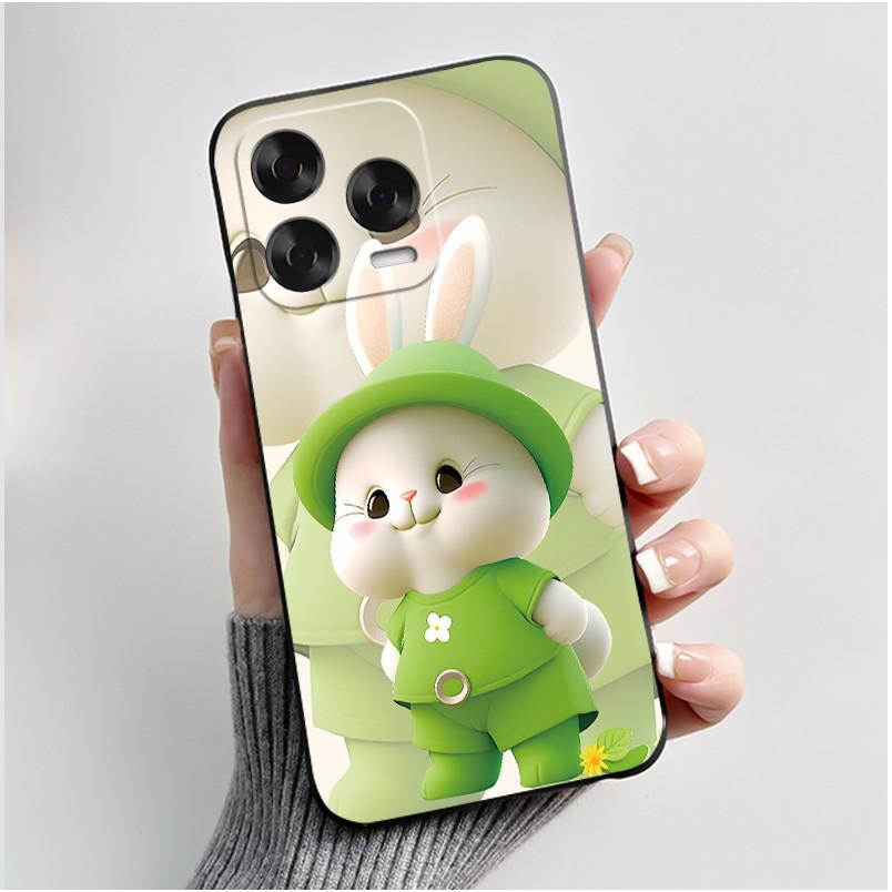 Case For ZTE Blade V70 Vita/Nubia V70 Design Soft Silicone Black Case Good-looking Pattern Love Panda Rabbit Shockproof Shell