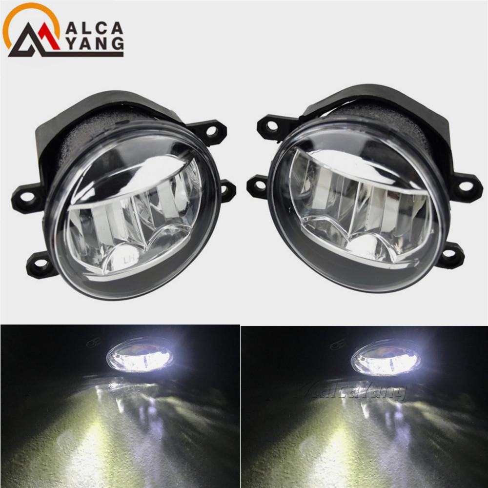 2pcs Car Front LED Fog Light H11 12V Replacement For Toyota Corolla Verso Camry RAV 4 Yaris Verso S Avensis Fog Lights Assembly