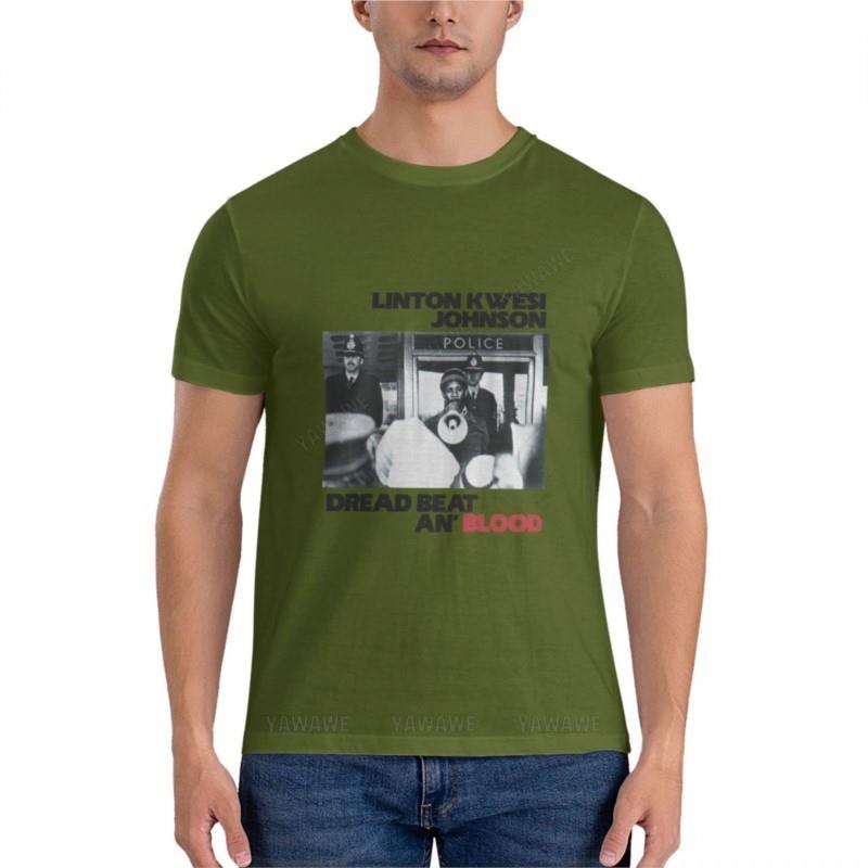 black tshirt Unisex Linton Kwesi Johnson LKJ in Dub Dread Beat An Blood Graphic TShirt tops t shirts for Unisex pack summer tshirt