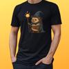 T-Shirt Herren Igel Zauberer Motiv Baumwolle Größe S Bis 5XL