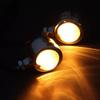 10mm Size Motorcycle Riding Halogen Direction Indicators Motorcycle Signal Lamp Easy Installation Enhanced Visibility