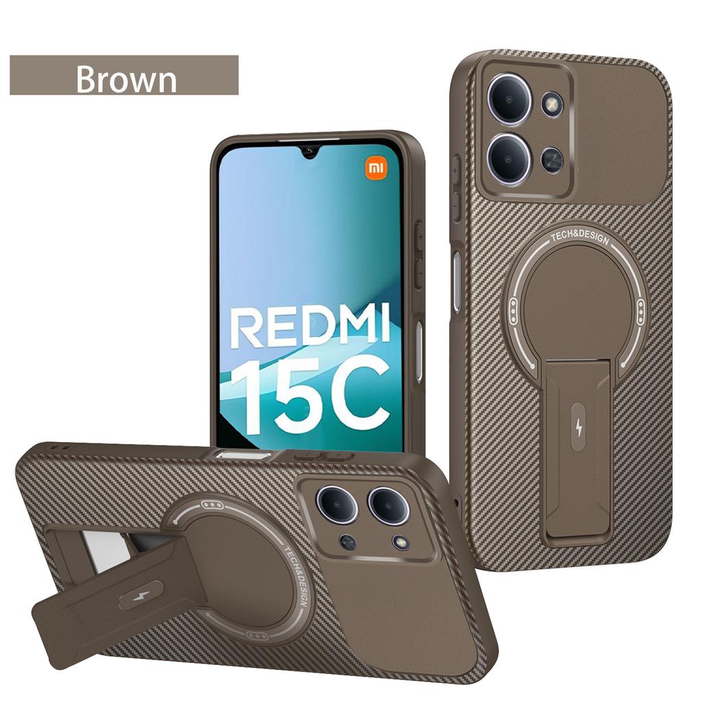 For Xiaomi Poco C85 Case Poco C85 5G Phone Case Poco C85 4G Cover Poco C85 4G Magnetic Mounting Bracket Protect Back Cover