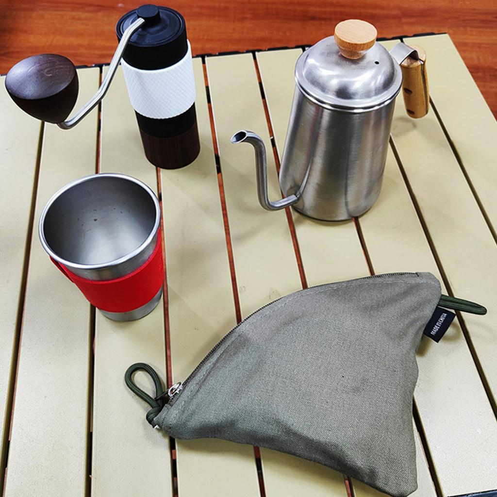 Uchwyt na filtry do kawy Wygodna torba do przechowywania Organizery na filtry do kawy Przenośne etui na filtry na kemping i podróże