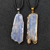 High Quality Gemstone Jewelry Natural Kyanite Pendant Pyrite Pendant for Wedding