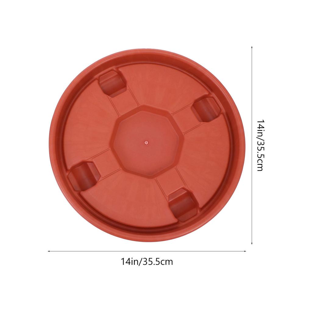 1Pcs Thickened Movable Vase Rack with Smooth Universal Wheels for Heavy Large Flower Pots Plant Pot Tray Round Floor Planter