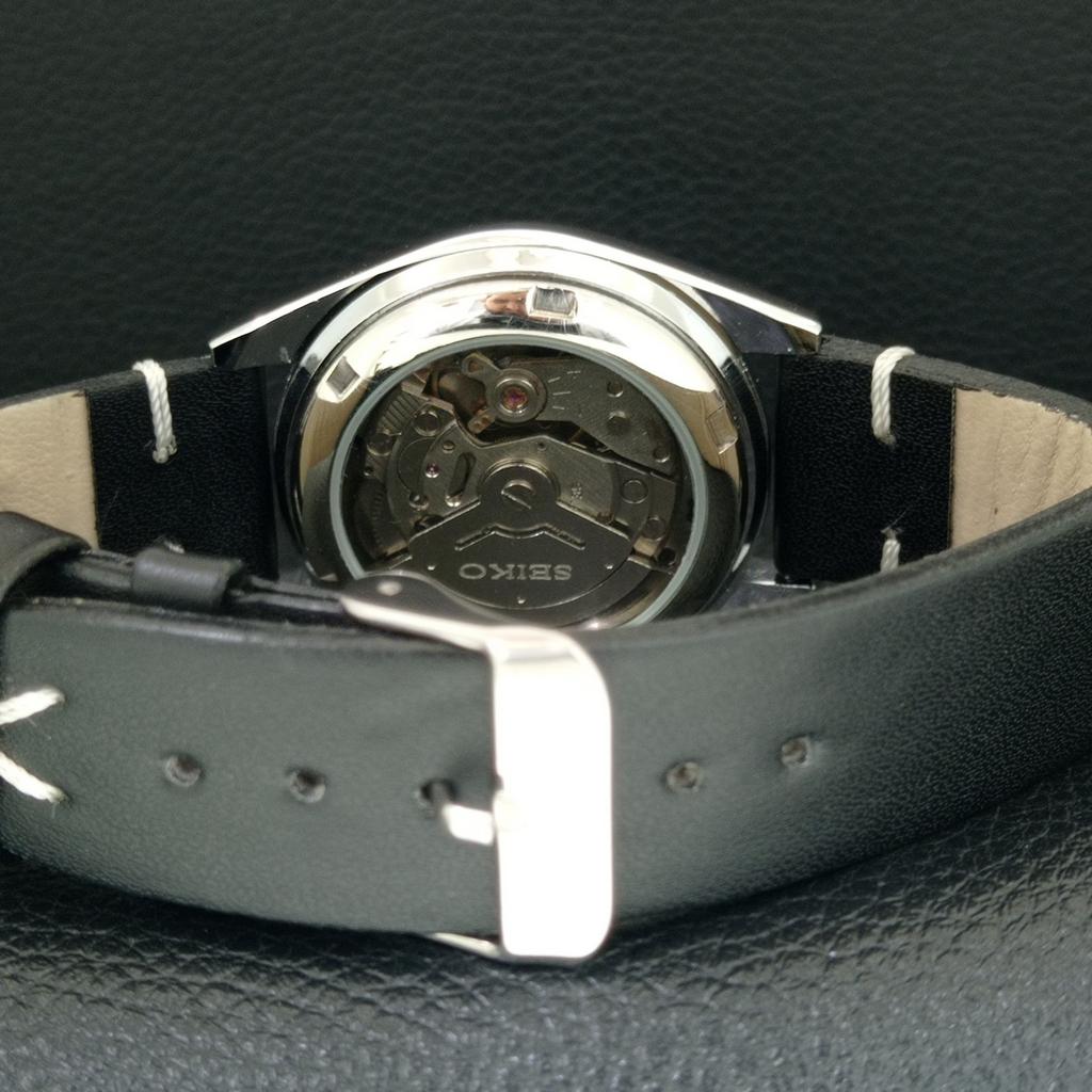 AUTOMATIC REFURBISHED SEIKO 6309A JAPAN MENS VINTAGE WHITE DIAL WATCH a443083-1
