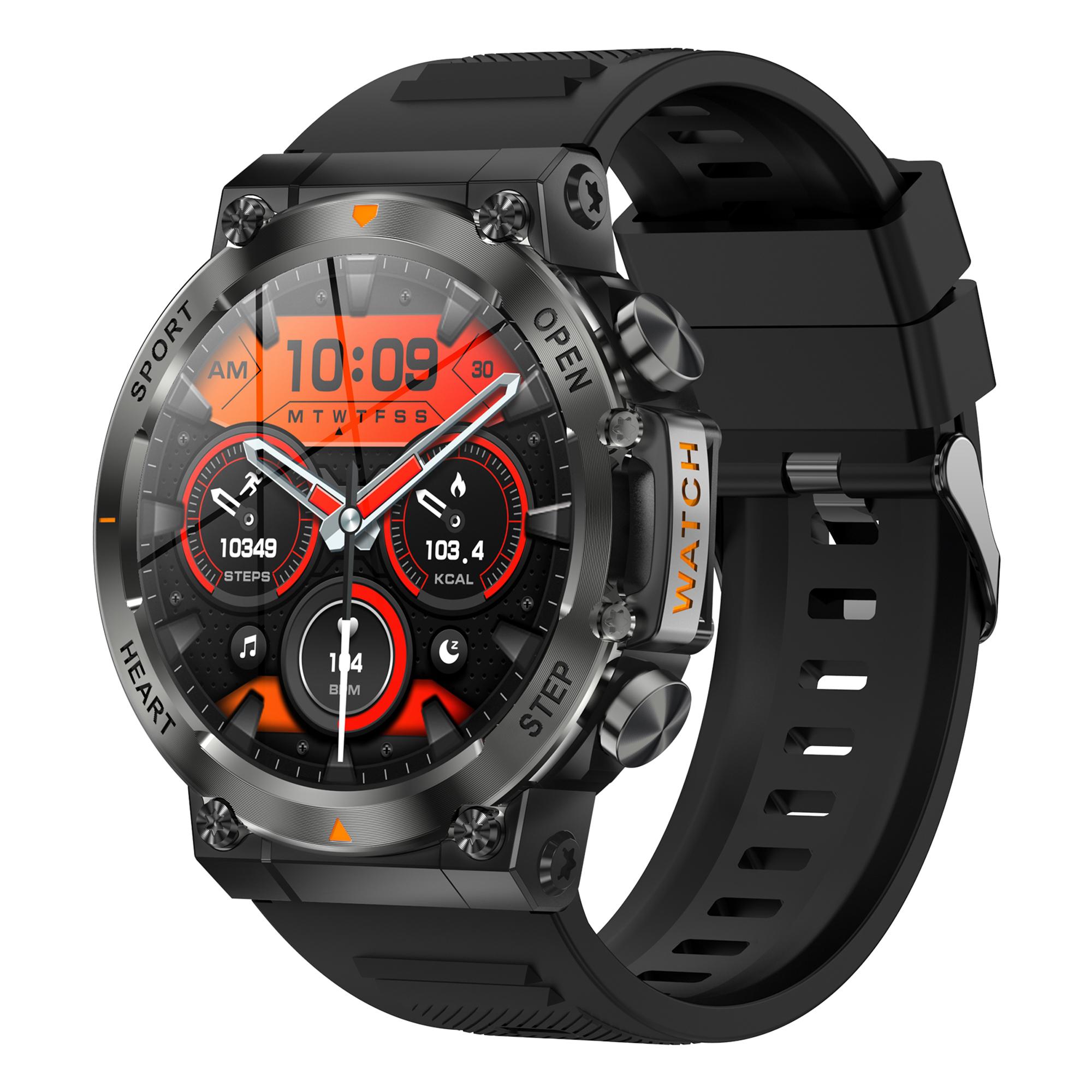 

AK61 Smart Watch Fitness Tracker with Bluetooth-compatible Calling/IP68 Waterproof/100+ Sports Modes,TPU Strap A