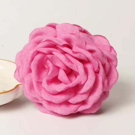 

Тканевые заколки-крабы для волос с цветком розы для женщин, девочек, пластиковые зажимы для волос, головные уборы, аксессуары для волос