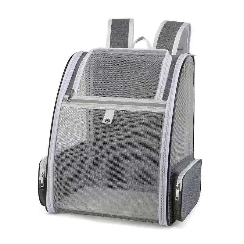 Portable Cat Carrier Backpack Travel - Large Capacity Oxford Fabric Pet With Ventilation Suitable Cats Small