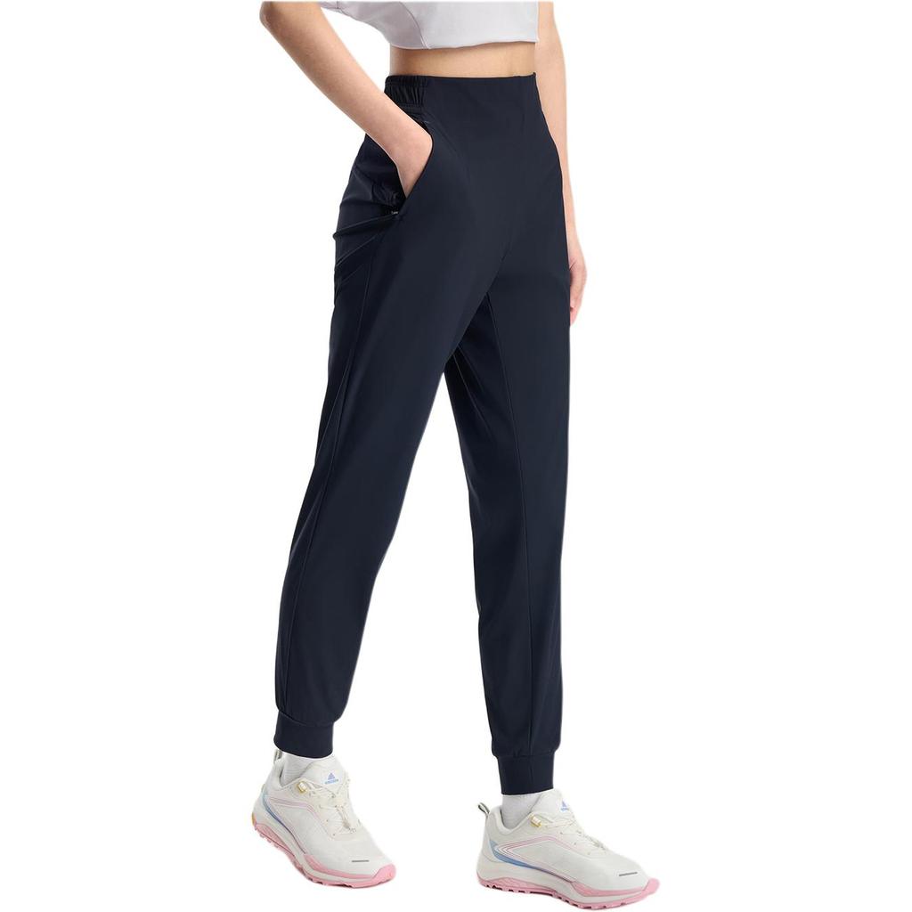 Fila Soft And Comfortable Casual Cool Feeling Knitted Sports Pants Women Bottoms Dark-Blue A11W431608FNV