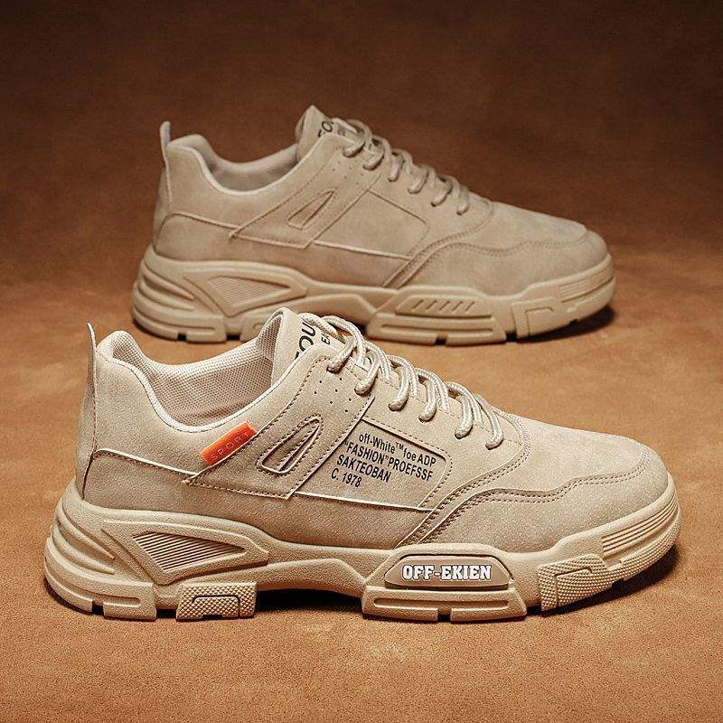 Winter New Snow Boots Men's Korean Version Trendy Casual Versatile Velvet Thickened Thermal Cotton Boots British Style Tooling Boots