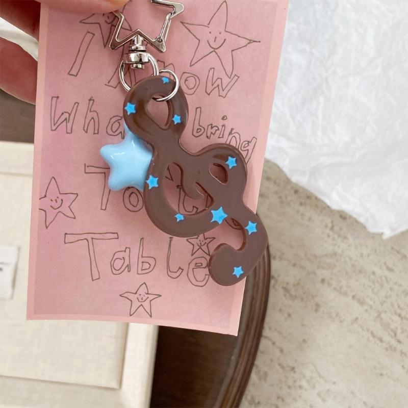 Fun And Colorful Acrylic Keyring With Musical Notes For Gift Giving Music Symbol Keychain Pendant With Musical Note