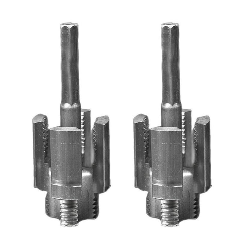 Set of 2 Double Function Internal & External Pipe Threading Tool Carbon Steel For Precise Professional & DIY Projects