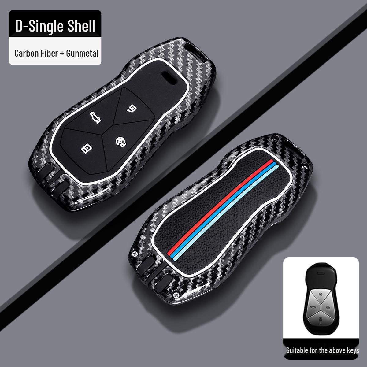 Xiaopeng Key Case for P7, G6, P7i, P5, G3, G3i, G9 with Car Key Chain Buckle