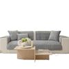 Solid Color Plush Embroidery Sofa Cushion New Sofa Cushion Plush Cushion Non-slip Sofa Cover Cloth Back Cover