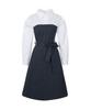 SOUP Color Mixed Belted Dress (Sa9Opf1)
