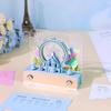 3D Memo Pad Custom Sticky Note Calendar Snow Ferris Wheel Notepad Stationery Set Girl Birthday Gift Item Christmas Gift for Kids