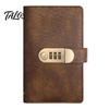 Cash Budgeting Binder Lockable Savings Book with 100 Slots, Three-Digit Password Lock And Transparent Pages Budget Management Notebook Design,