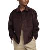 Nike Big Kids Corduroy Overshirt Burgundy FZ5388-652