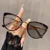 Ochelari pentru Miopie cu Schimbare de Culoare, Ochelari Fotocromici Retro la Modă Ochi de Pisică, Protecție Ochi Blocare Lumină Albastră, Dioptrie Până la -4.0