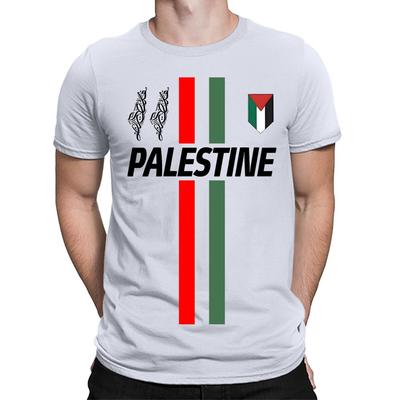 Palestine Football Soccer Cadeau pour les Amoureux du Sport T-Shirts Hauts Homme Femme #TA-147