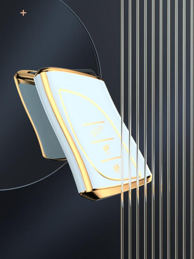 KUNIO Lexus Exclusive Key Case, Key Holder, Genuine Flexible TPU Lexus ES ES300h ES350