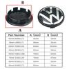 Für Volkswagen 4 Stück 56/65/70/76mm Auto Radnabenkappe Nabenkappe VW Polo Golf Käfer Touran Caddy Tiguan Bora GTI R Passat