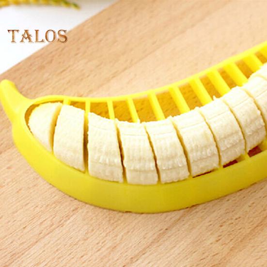 3Pcs Banana Slicer Food Grade Plastic Sharp Blade Multi-functional Fruit Salad Banana Dicer Masher Cutting Tool Kitchen Gadgets
