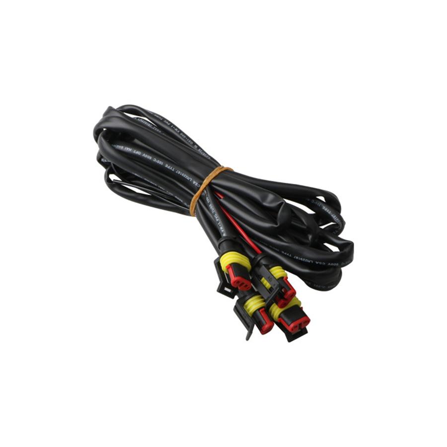 Jantarový přední nárazník, maska chladiče, LED světla s kabelovým svazkem pro Tacoma 2012-2015