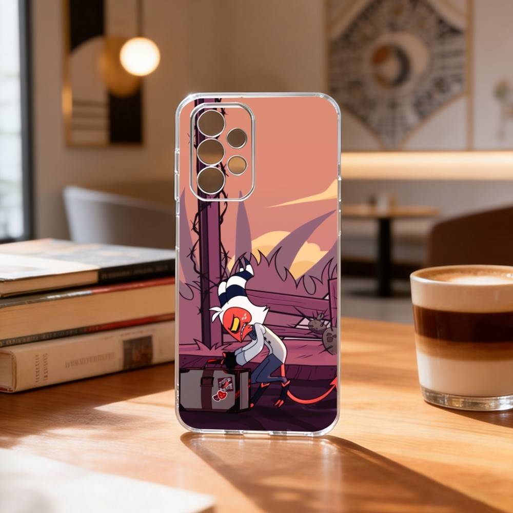 H-Helluva Boss M-Moxxie   Phone Case For Samsung S25,S24,S21,S22,S23,S30,Ultra,S20,Plus,Fe Transparent Cover