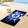 Chelsea FC Logo Aufdruck Strandtuch, Großes Weiches Schnelltrocknendes Handtuch für Strand Camping Schwimmen