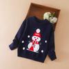 Baby Girls Sweater Knit Pullover Clothes Autumn Winter Soft Wool Clothing 2024 Christmas Sweatshirts Boys Snowman Outfit