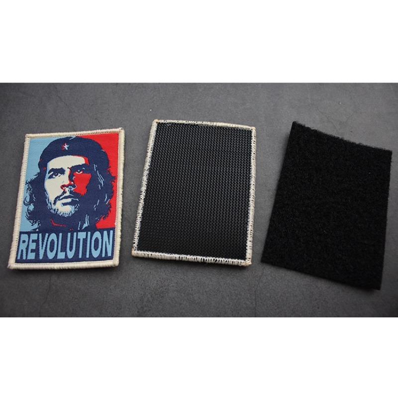 Che Guevara Kubánský revoluční vůdce Tkaný znak Suchý zip Osobnost Morálka Odznak Náramek REVOLUCE Balíček Odznak