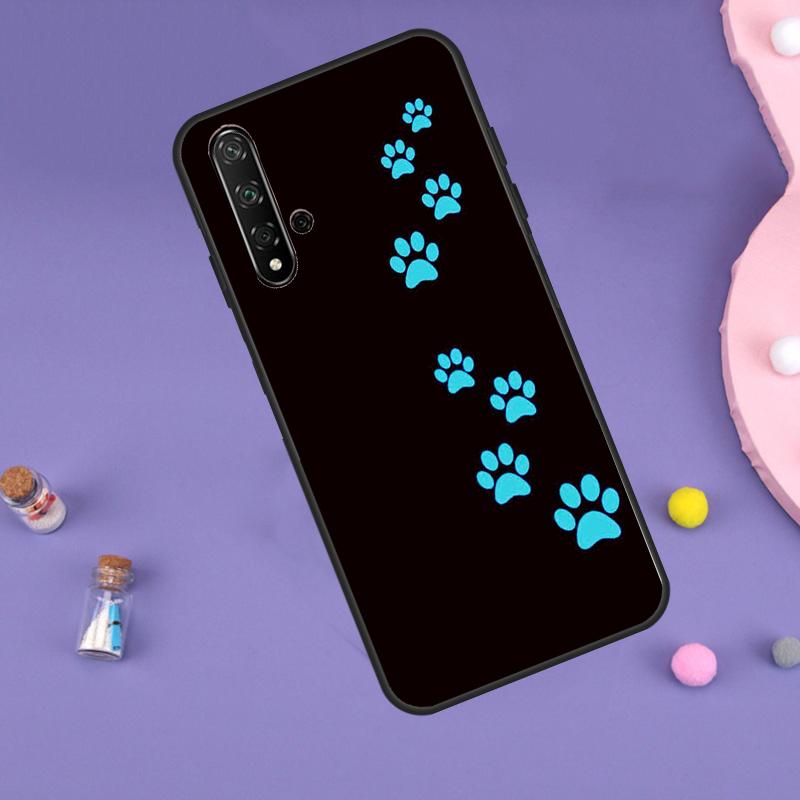 Cat Dog Paws For Huawei Nova Y61 Y60 Y70 Y72 Y73 Y90 Y91 9 10 SE 7i 8i 11i 12i P30 P40 Lite P60 Pro Case