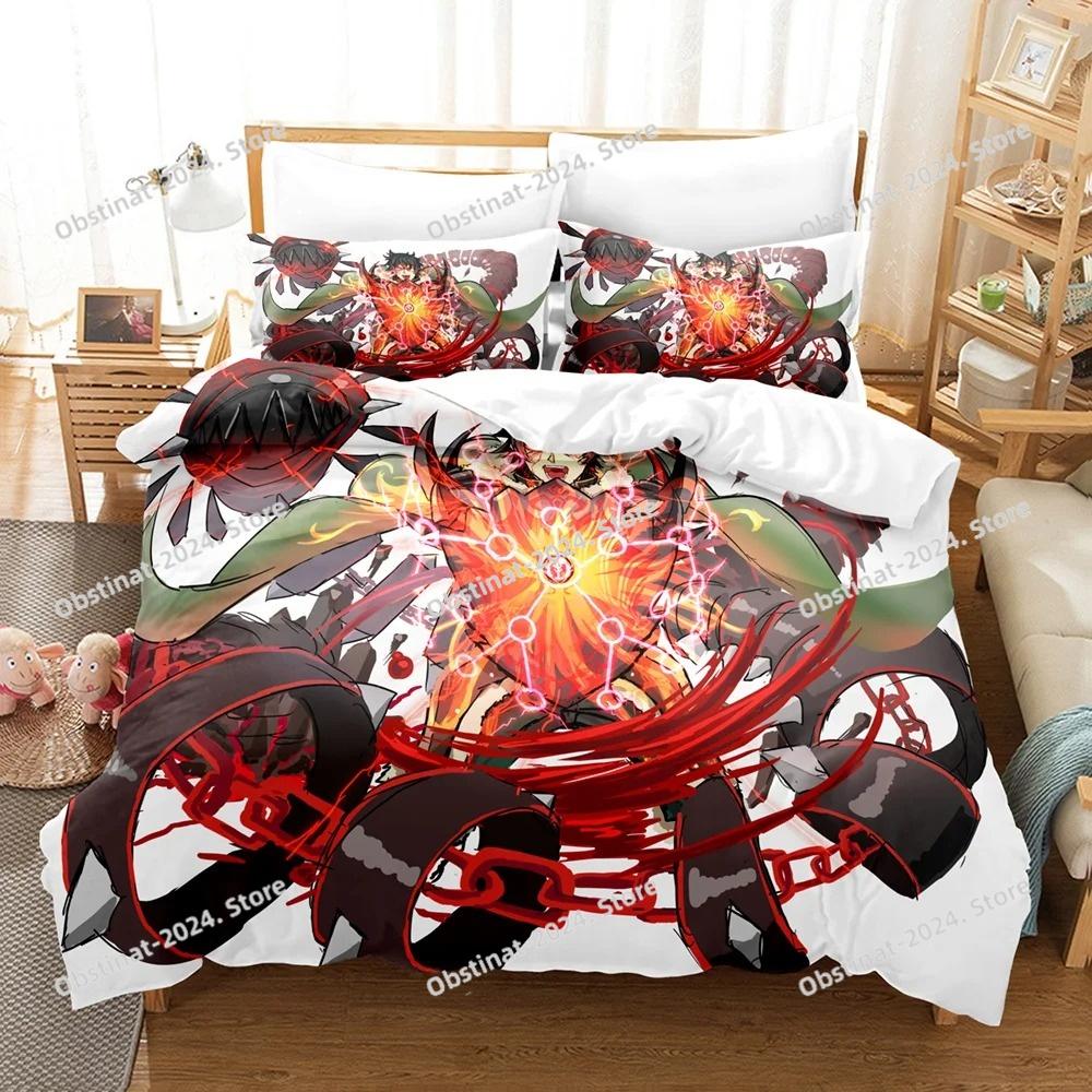 3D Cartoons The Rising Of The Shield Hero Bedding Set Printed Duvet Cover Sheet Pillowcase Soft Quilt Cover Full Queen King Size