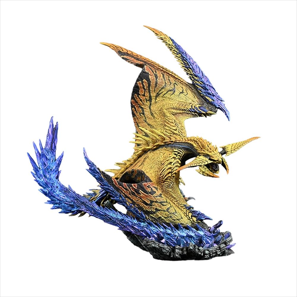 Capcom Monster Hunter Wilds Capcom Figure Builder Creator's Model: Thunder Dragon Le Dow, approximately H280 x W260 x D313mm, PVC