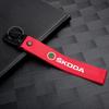 3D Metal/leather Car Logo Keychain Key Ring Pendant Accessories For Skoda Octavia Rapid Fabia Superb Kodiaq Karoq Kamiq Scala kyvc74 5DD