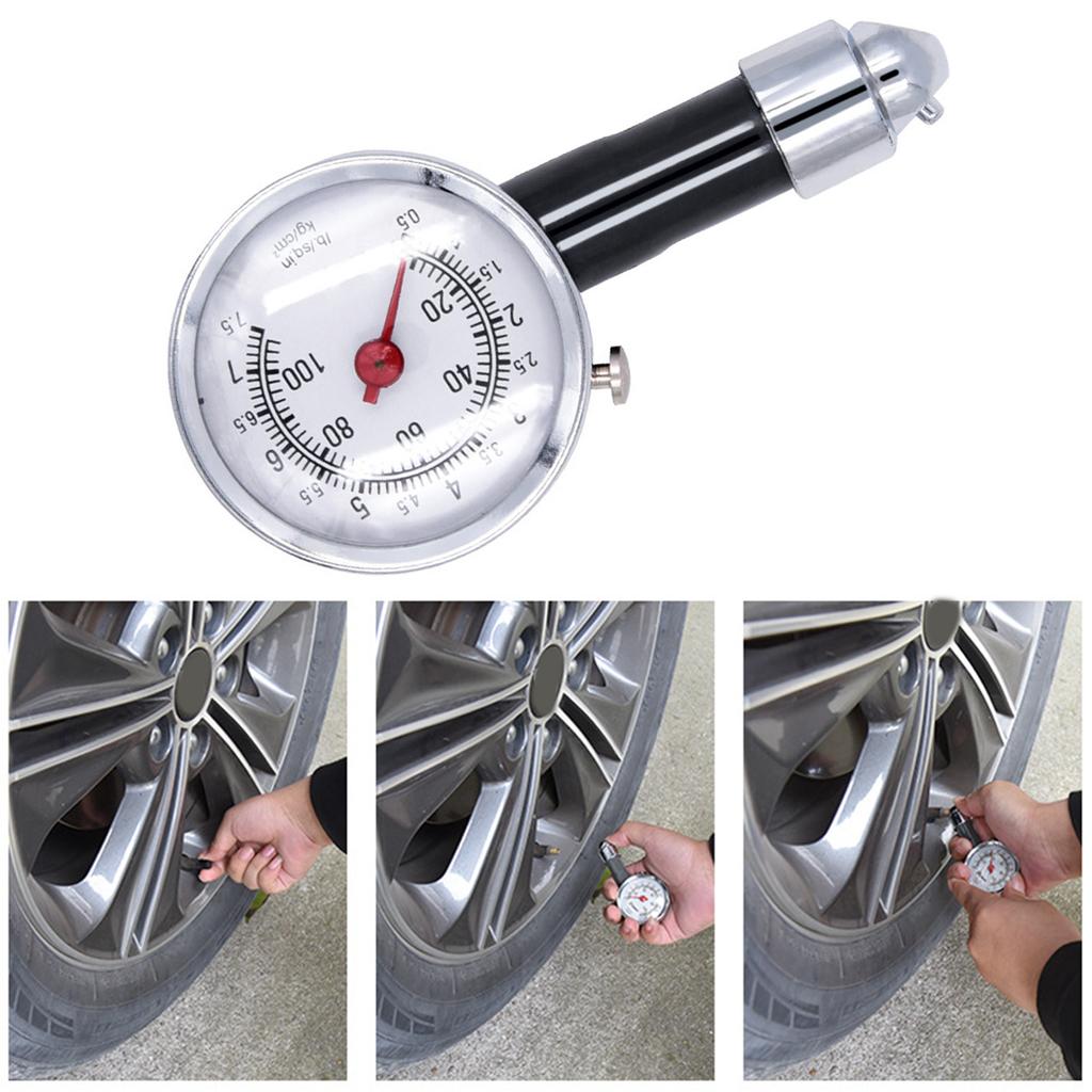 Tire Inflation Pressure Gauge Measurement High Precision Meter Detector Car Tire Pressure Gauge Tyre Deflation Pointer