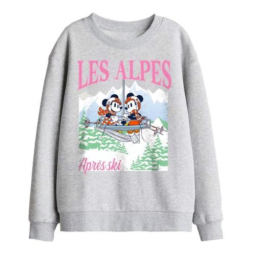 Disney Childrens/Kids Les Alpes Mickey Mouse Sweatshirt