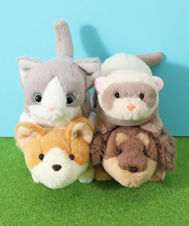 Bleu Bleuet Short Legged Chubby Plush Mascot (Corgi)