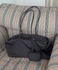 Clote Glossy Square Shoulder Bag - Khaki