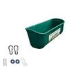 The Automatically Feeds Chickens, Ducks, Geese And Goats Large Capacity Hanging Fence Feed Trough Feeding Trough