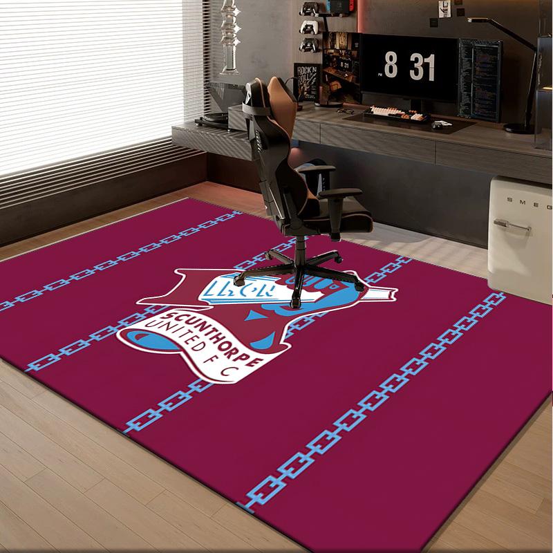 1PC rug Scunthorpe Fc Emblem Carpet, Chair Rug,Area Rug for Office Bedroom living rooms bedroom, Doormat decor Christmas fan gifts