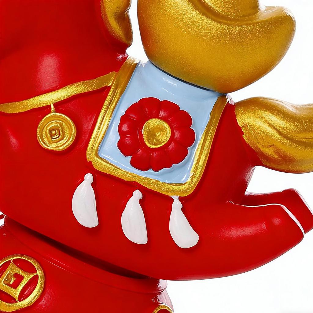 Pferdestatuen Figur Chinesisches Neujahr Dekoration 2026 Haus Büro Schreibtisch Schmuck Zubehör Glücksbringer Neujahrsdekoration