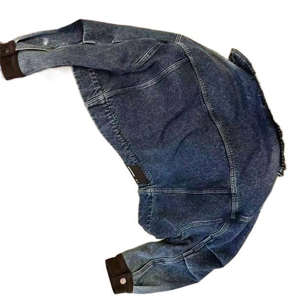 2025 Women's Winter Denim Jacket with Velvet Lining, Retro Short Style, Versatile and Thickened Loose Fit
